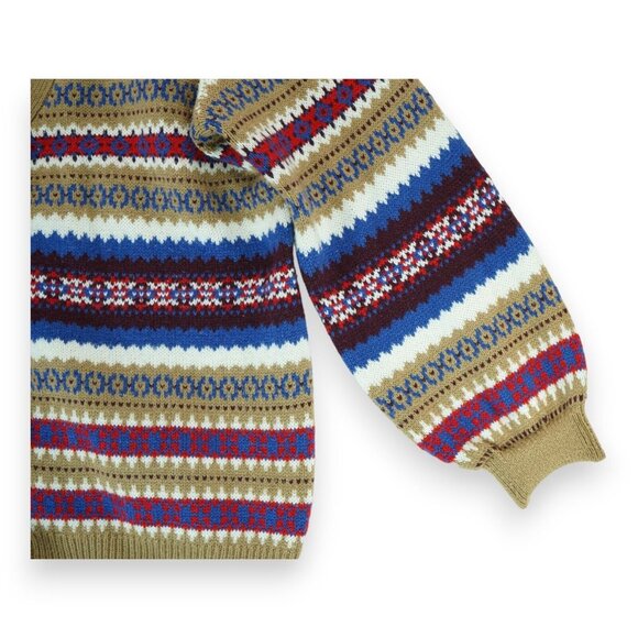 Lane Bryant Chunky Knit Print Button Up Down Grandpa Sweater Cardigan Size 14/16 - Picture 5 of 5